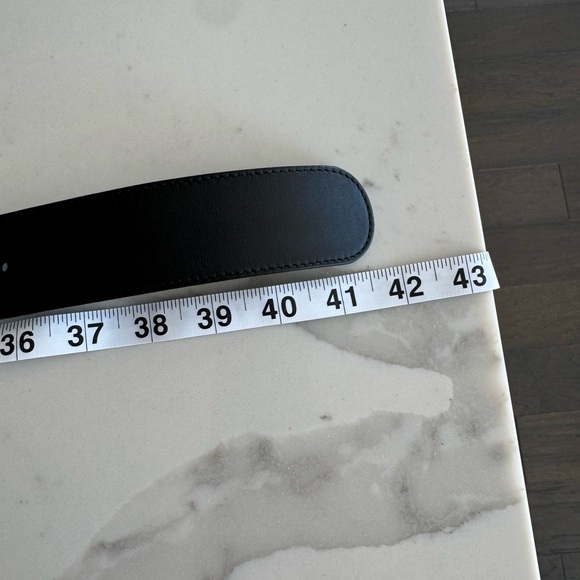 Gucci Belt- GG MARMONT 2015 RE-EDITION WIDE BELT- black size 85 EUC - Picture 12 of 14